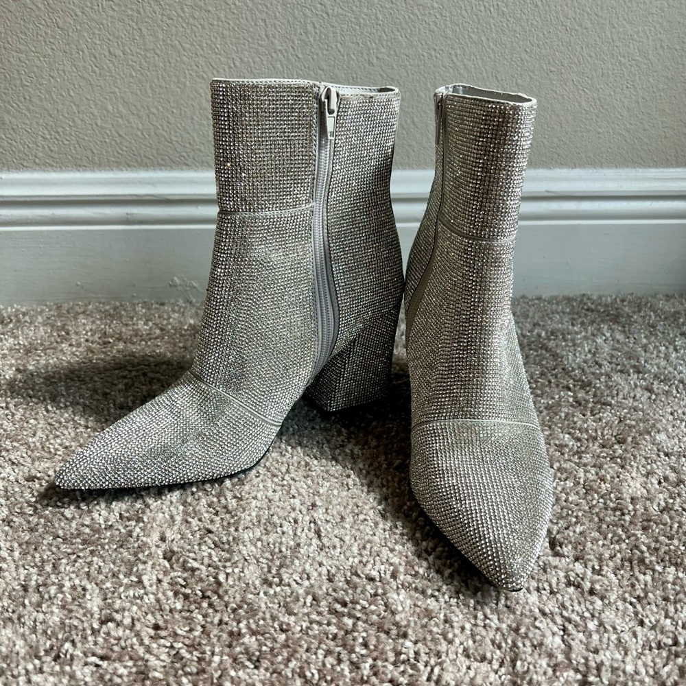 Madden Girl Rhinestone Booties